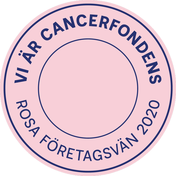 Vi är Cancerfondens Rosa Företagsvän 2020
